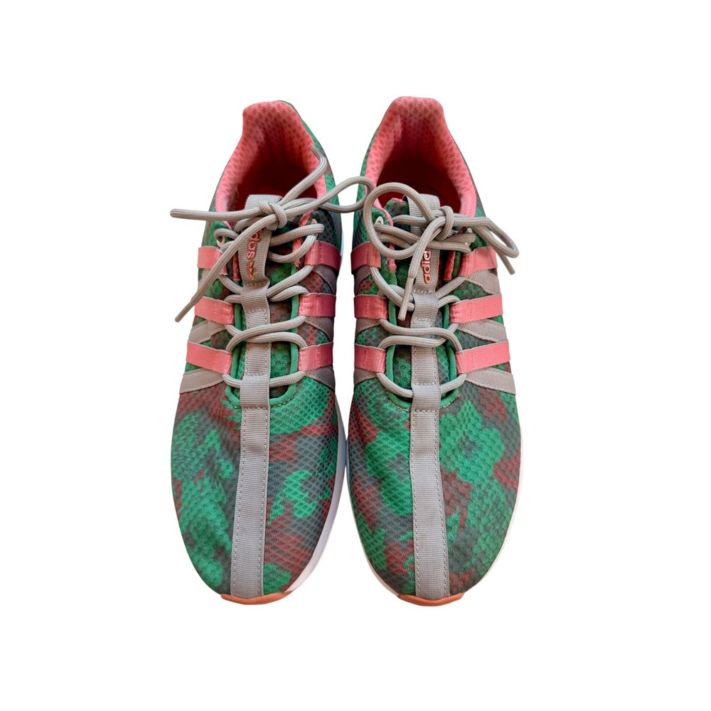 Adidas SL Loop Runner Green Pink Tropical Palm Camo Sneakers C77011 Womens 9